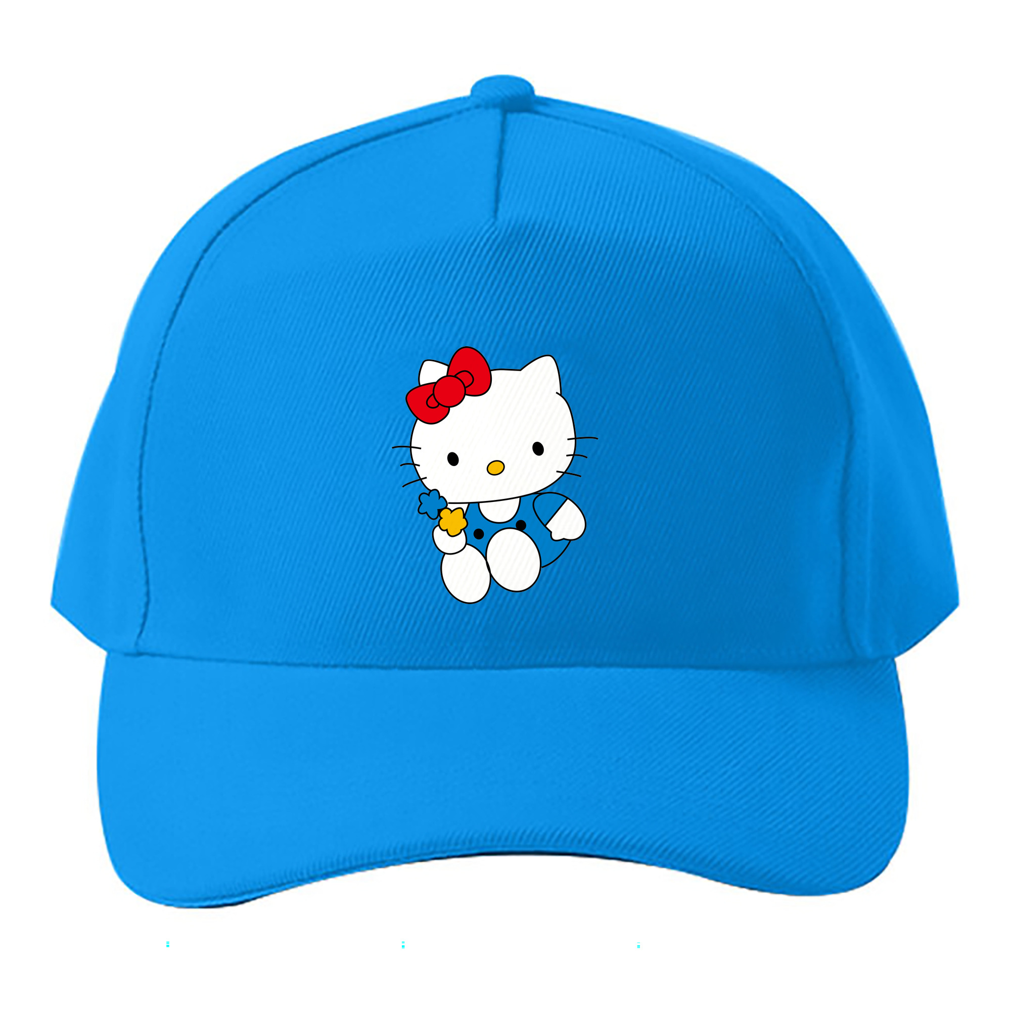 （画像用） Hello Kitty ハローキティ ベースボールキャップ 綿100％ 男女兼用 帽子 スポーツ